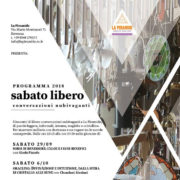 Sabato Libero Eventi La Piramide settembre e ottobre 2018