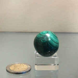 Sfera in Malachite