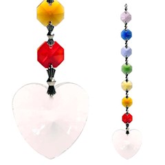 Sun catcher: Cristalli chakra Feng-Shui Metta