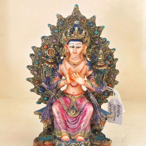 Buddha Maitreya dipinto a mano