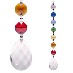 Sun catcher: Cristalli chakra Feng-Shui Amrita