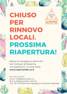 Chiuso per rinnovo locali. Prossima riapertura!