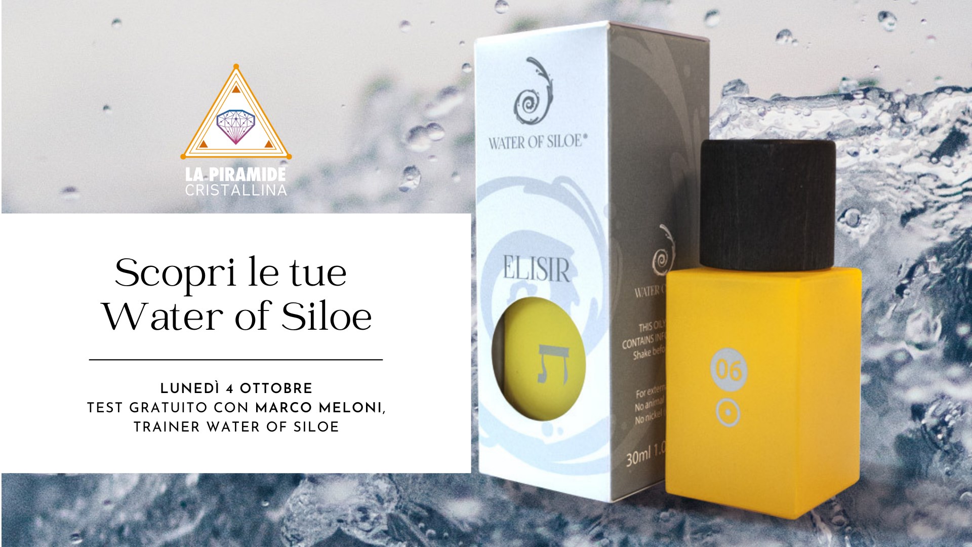 Scopri le tue Water of Siloe: test gratuiti con Marco