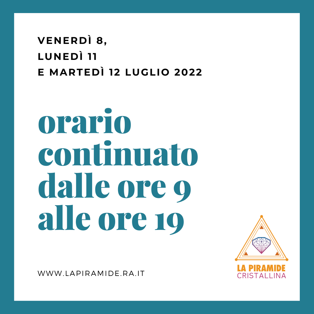 Orario Continuato Luglio 22